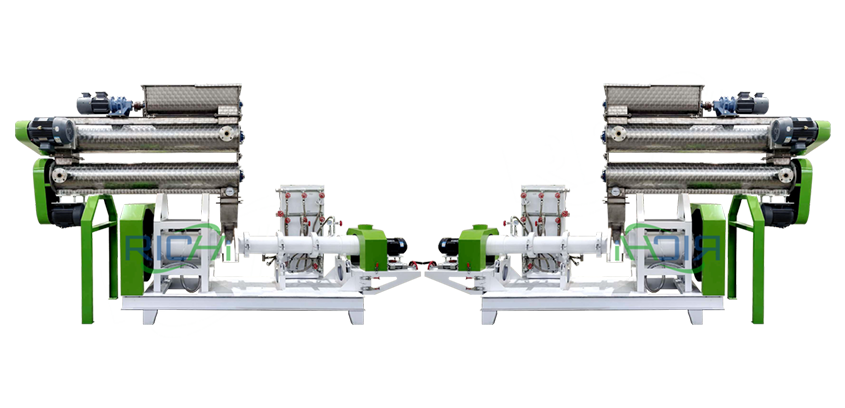 双层设置器进料Extruder